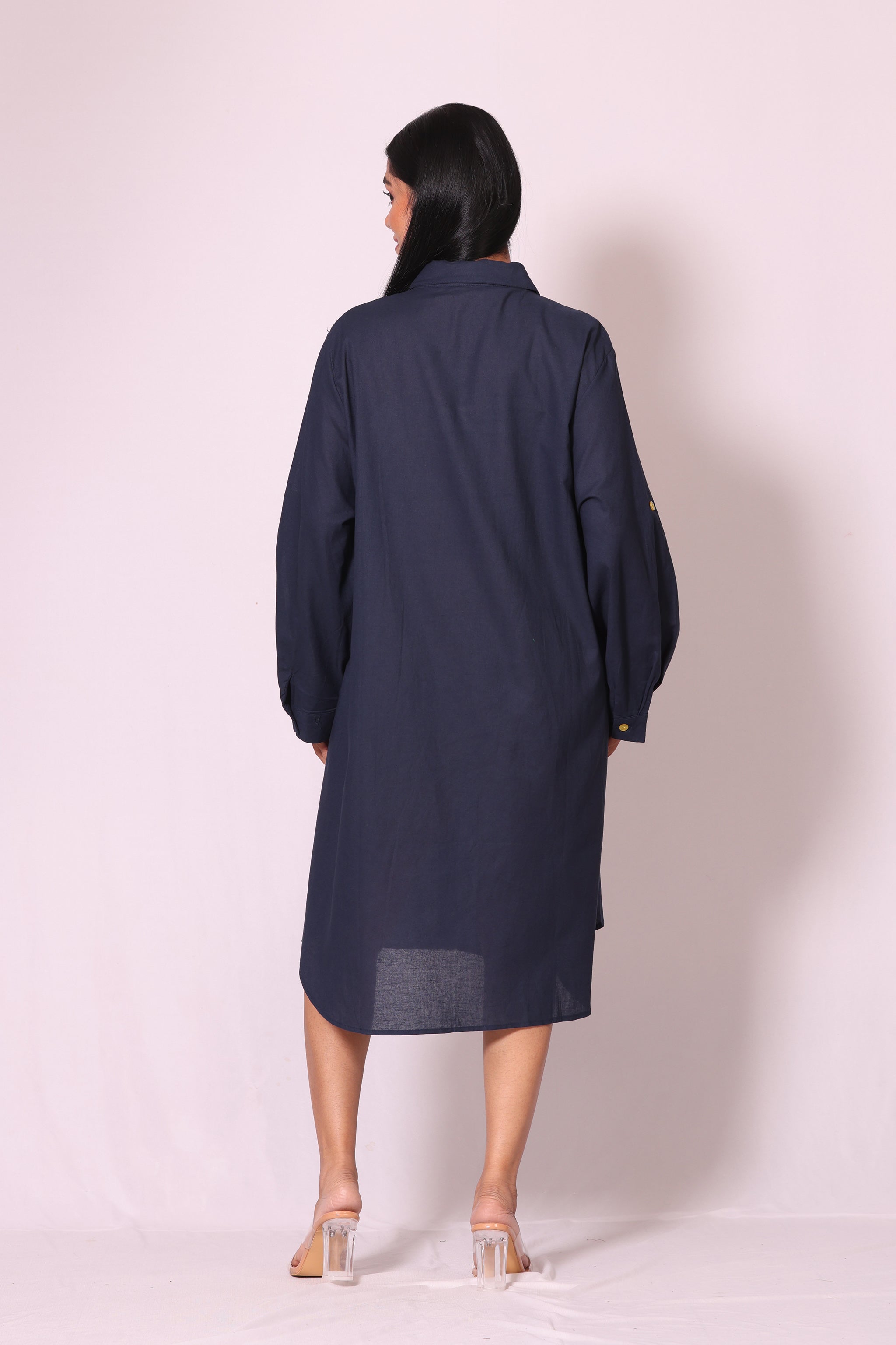 Patchwork Pocket Dress