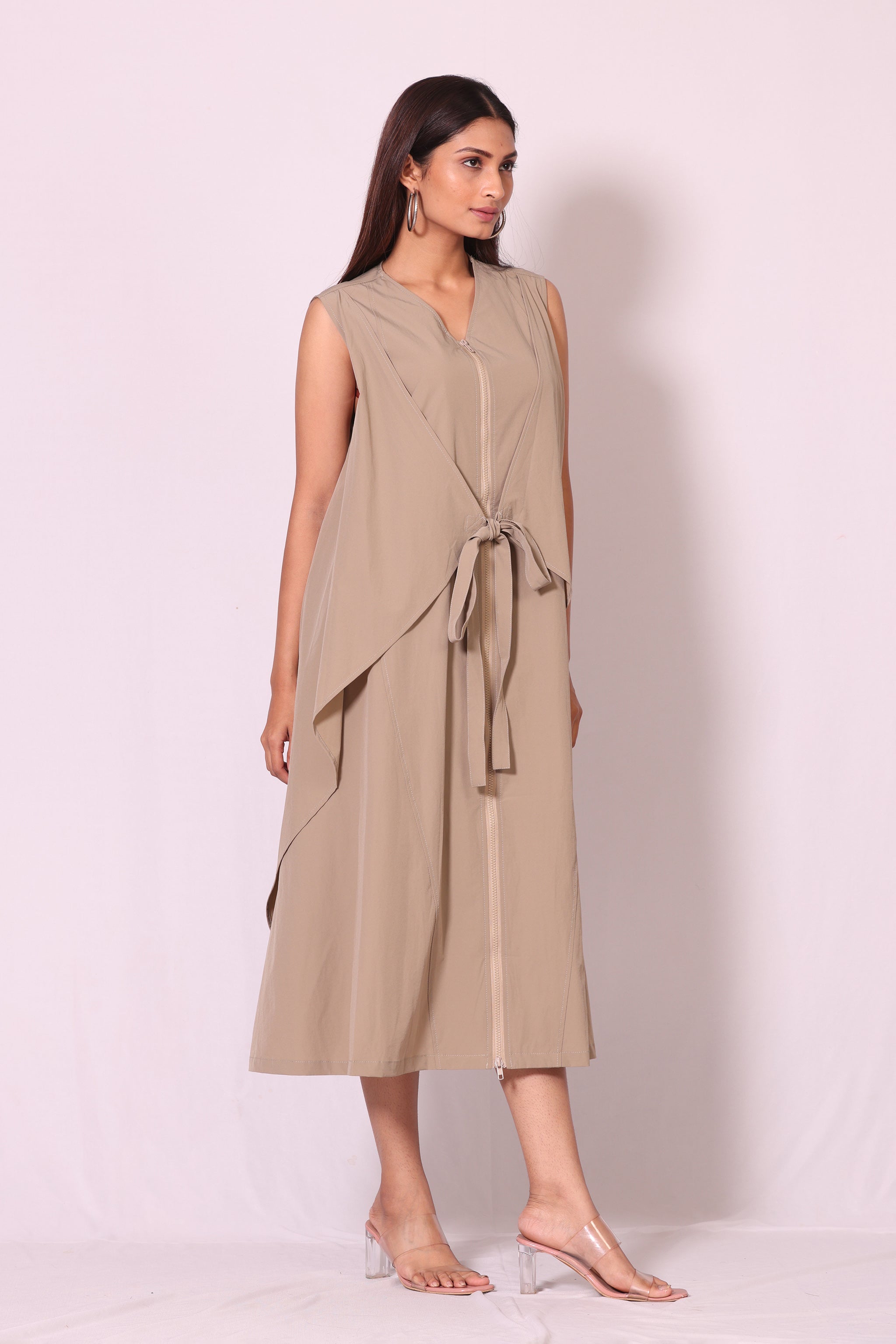 Knot Drape Dress