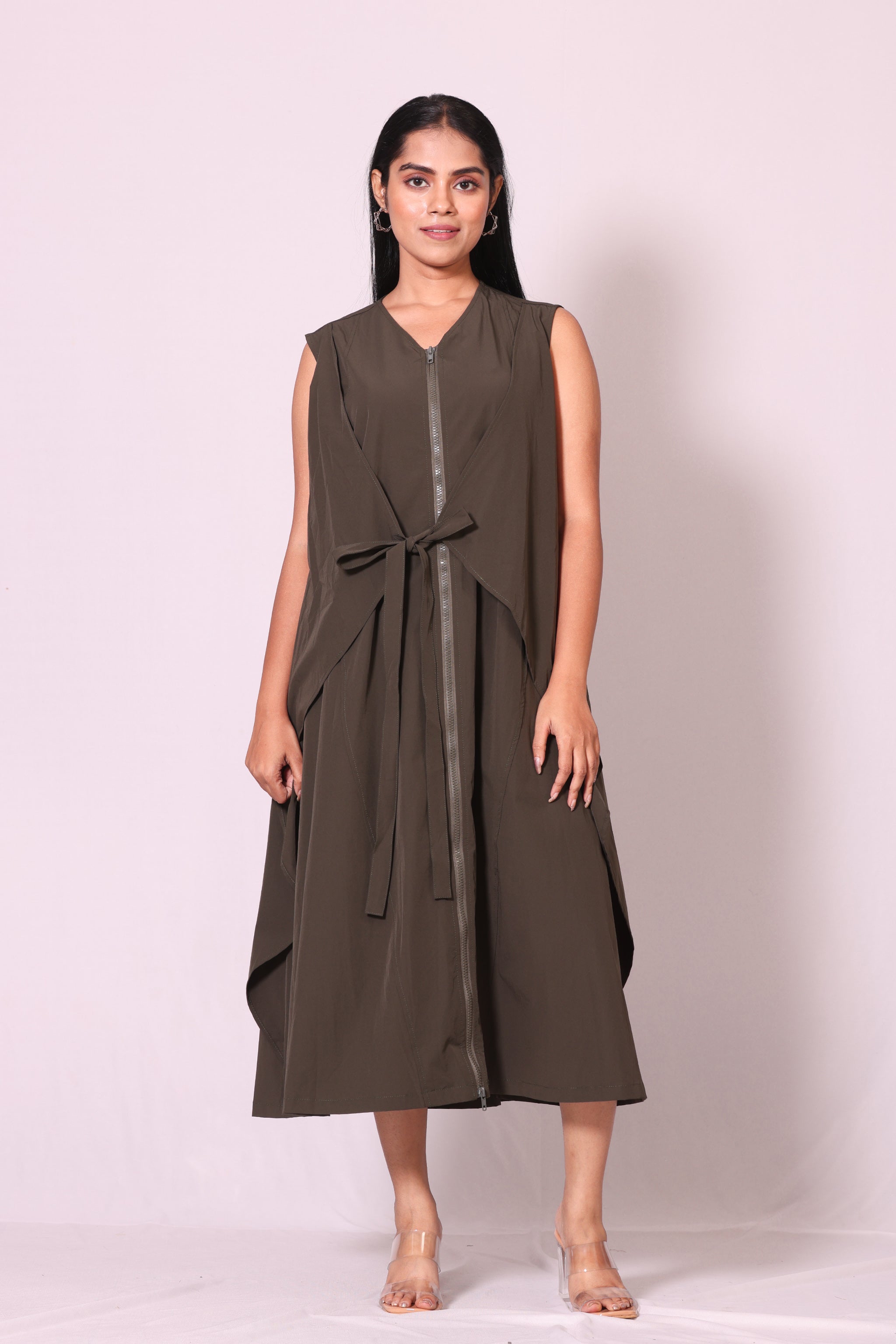 Knot Drape Dress