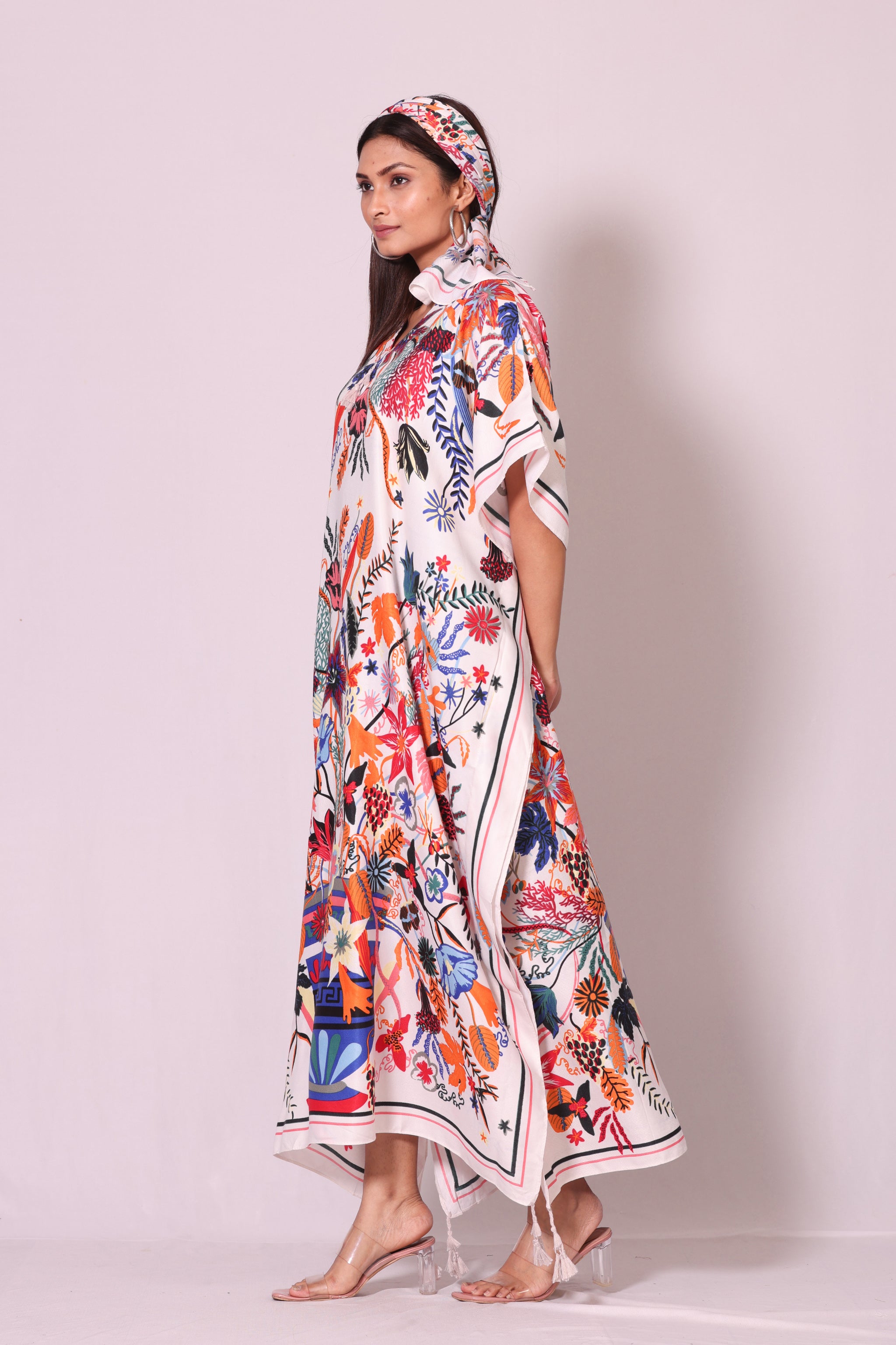 Tropical Bloom Kaftan