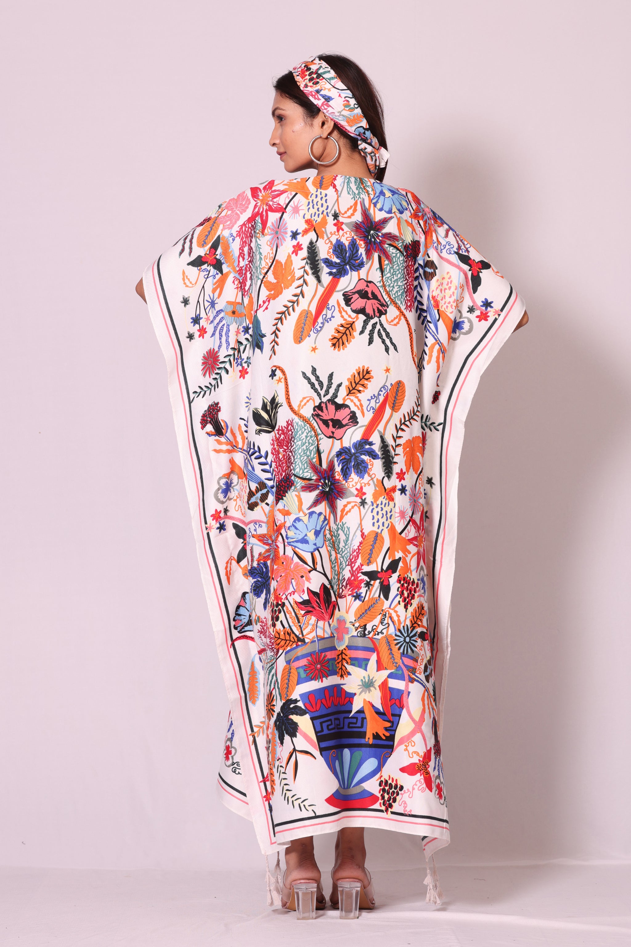 Tropical Bloom Kaftan