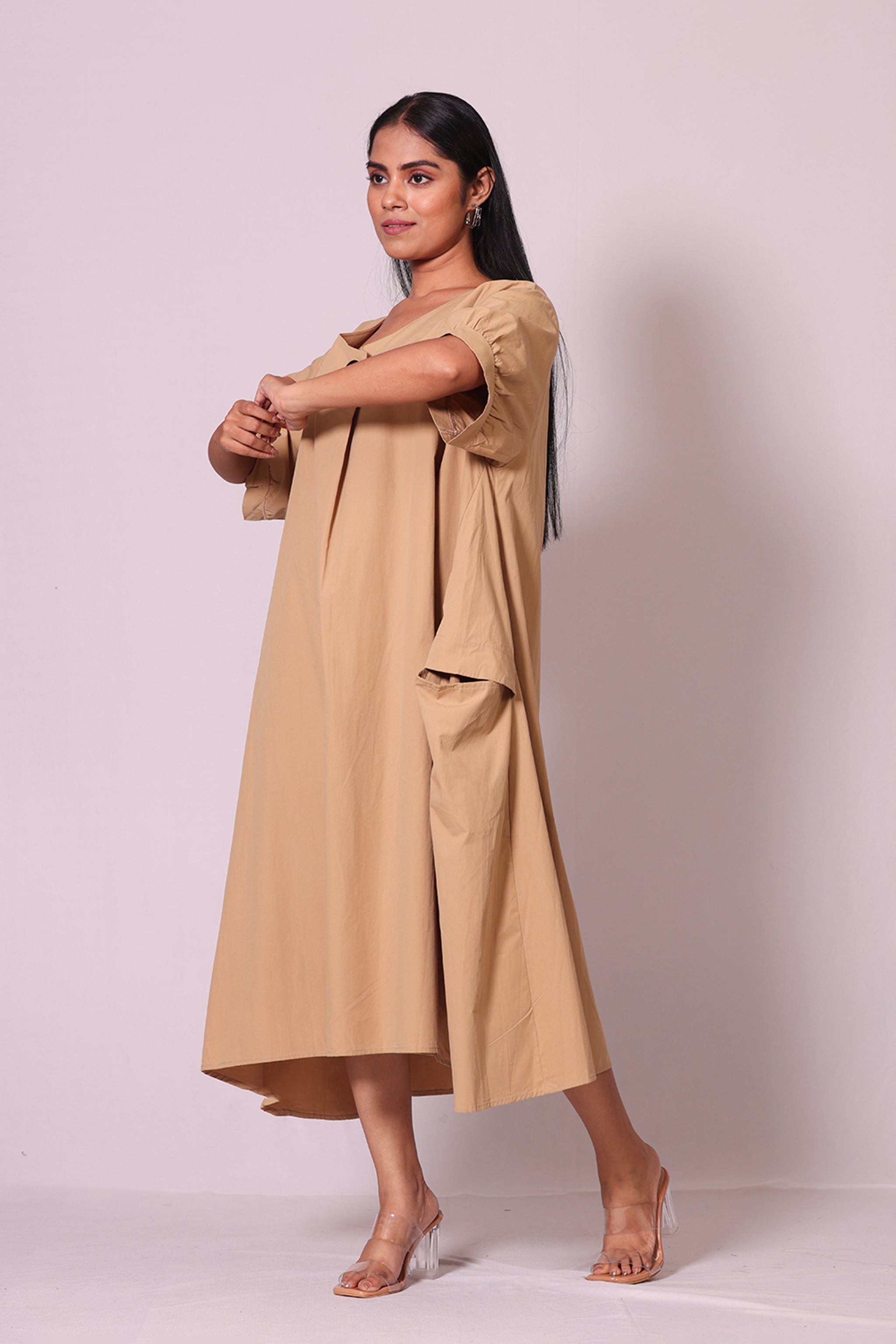 Button Oversized Dress