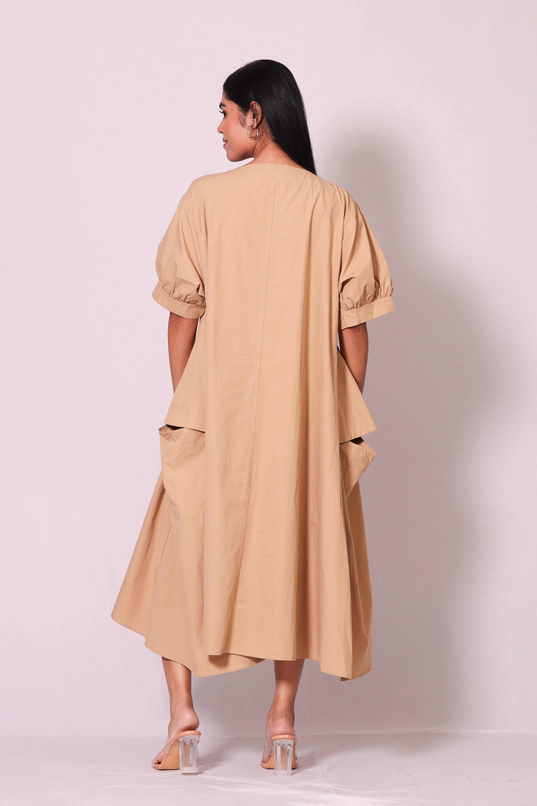 Button Oversized Dress