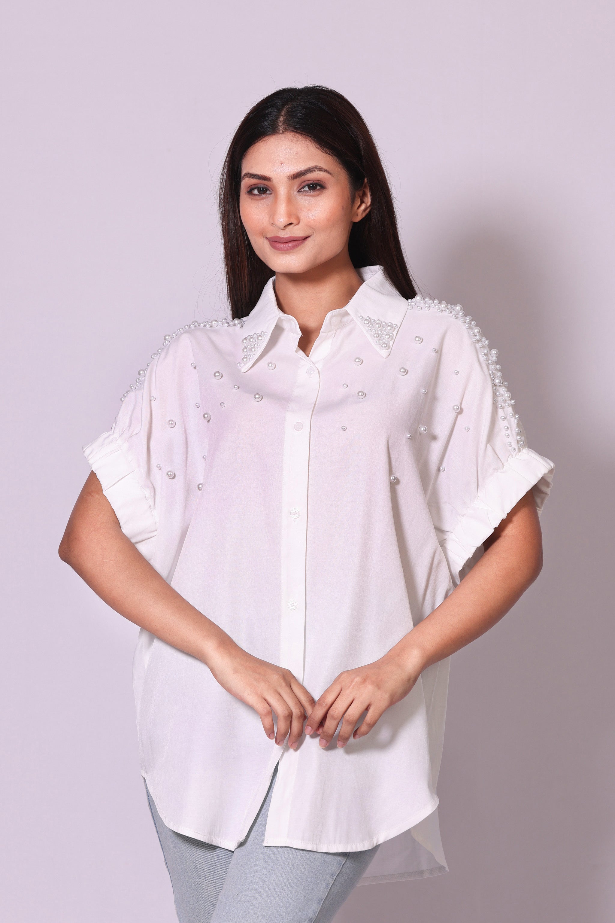 Pearl Accent Shirt