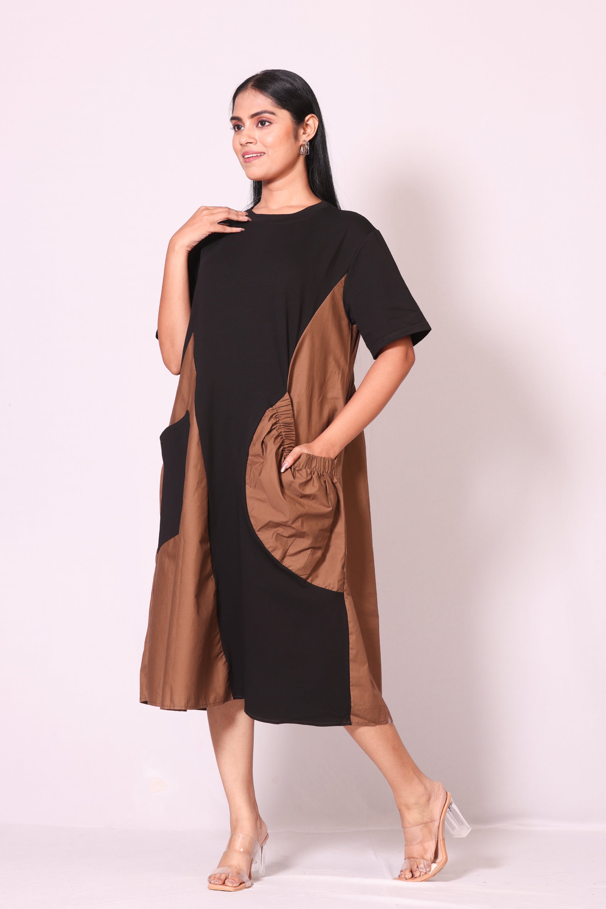 GeoPocket Shift Dress