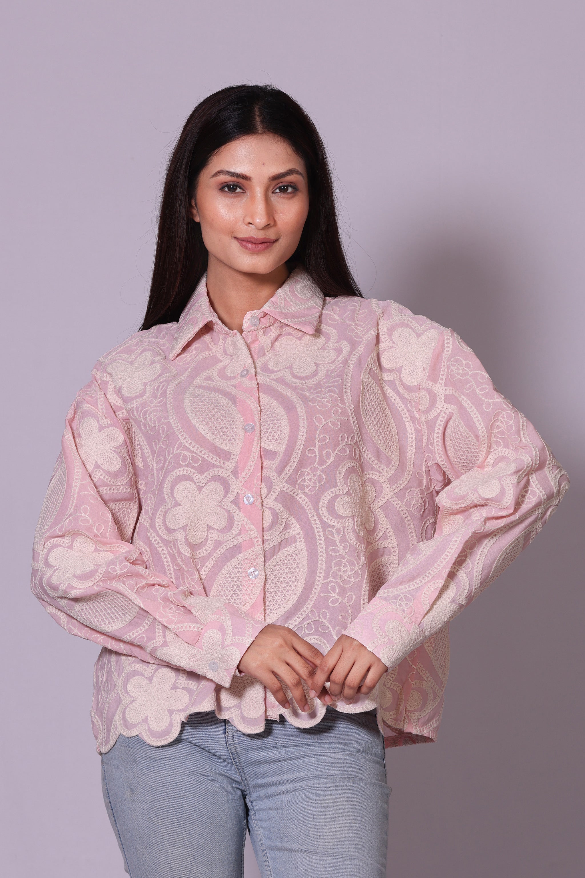 Floral Lace Shirt