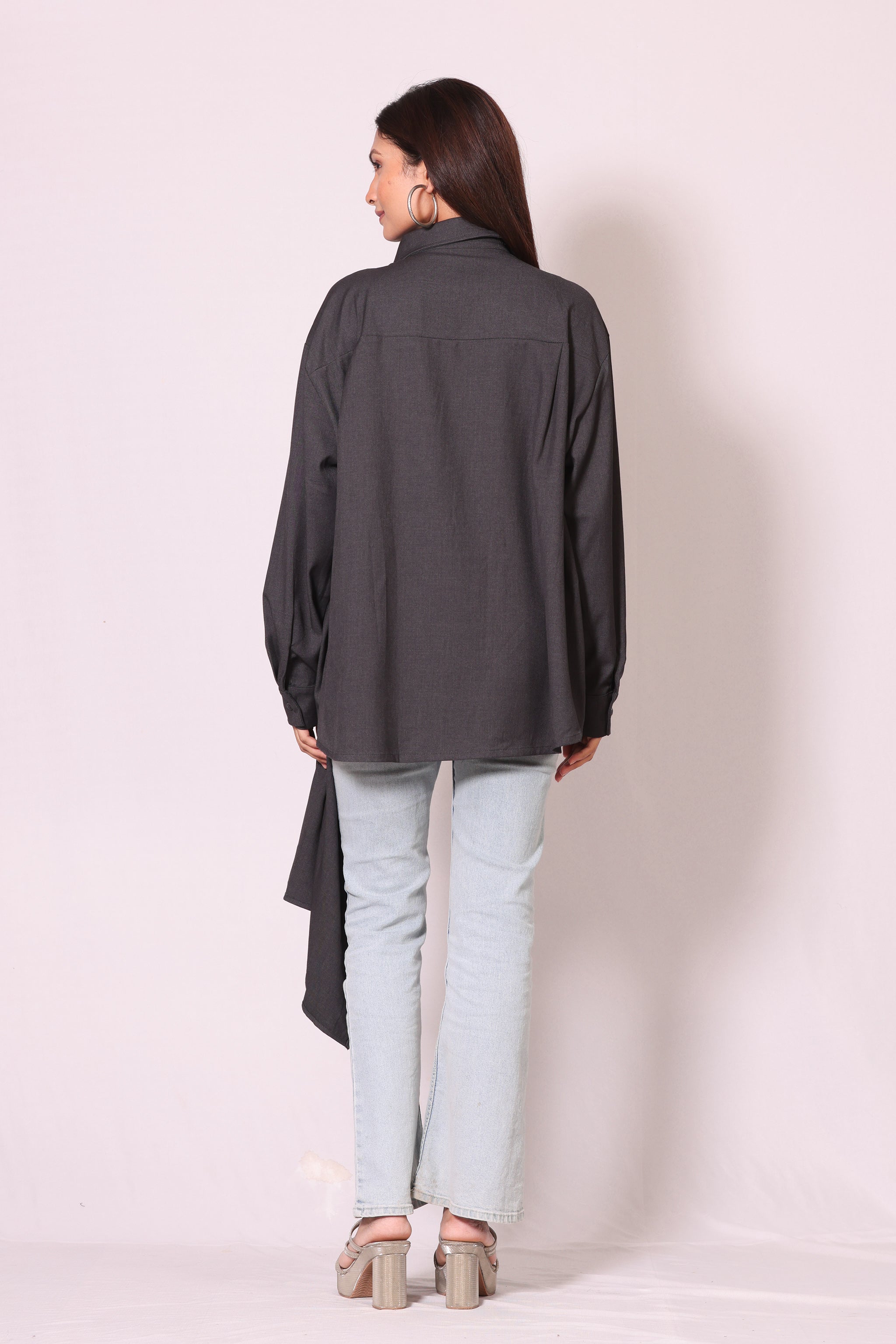 Drape Noir Shirt
