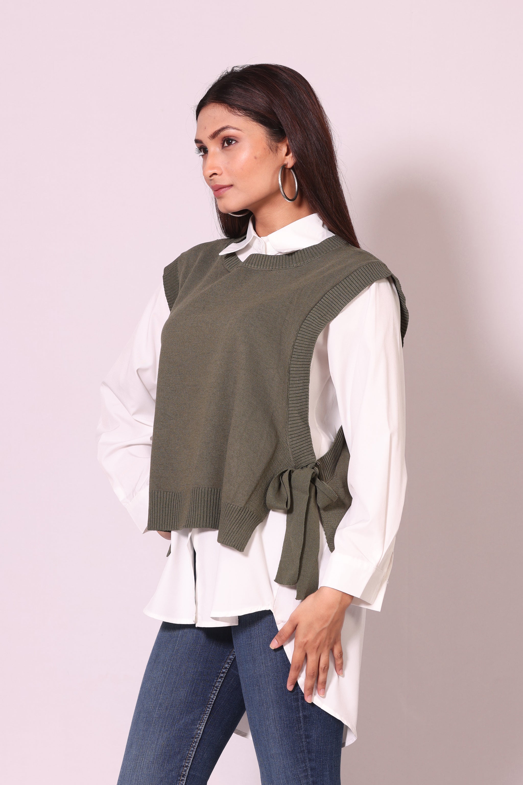 Layered Vest Shirt