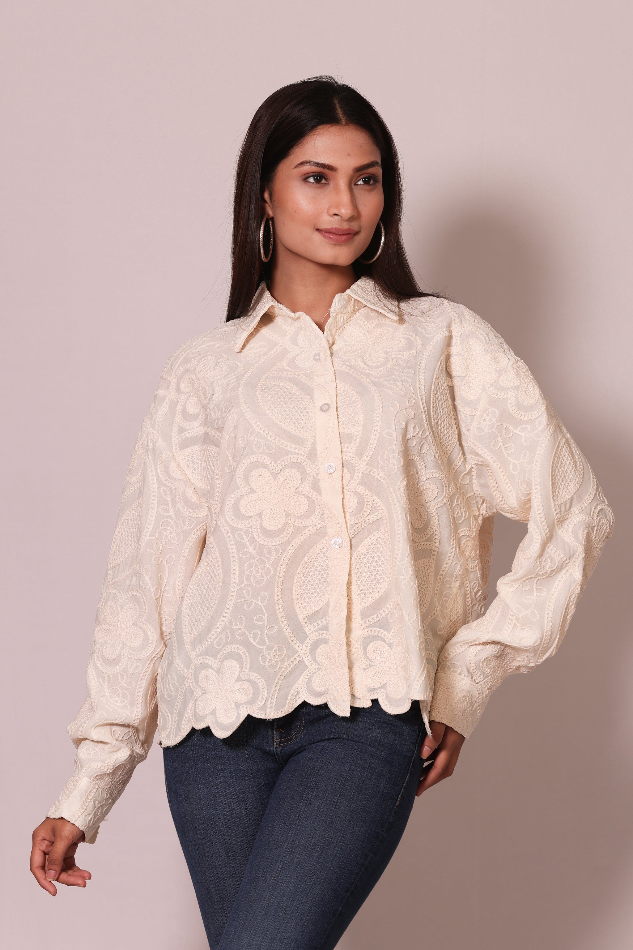 Floral Lace Shirt