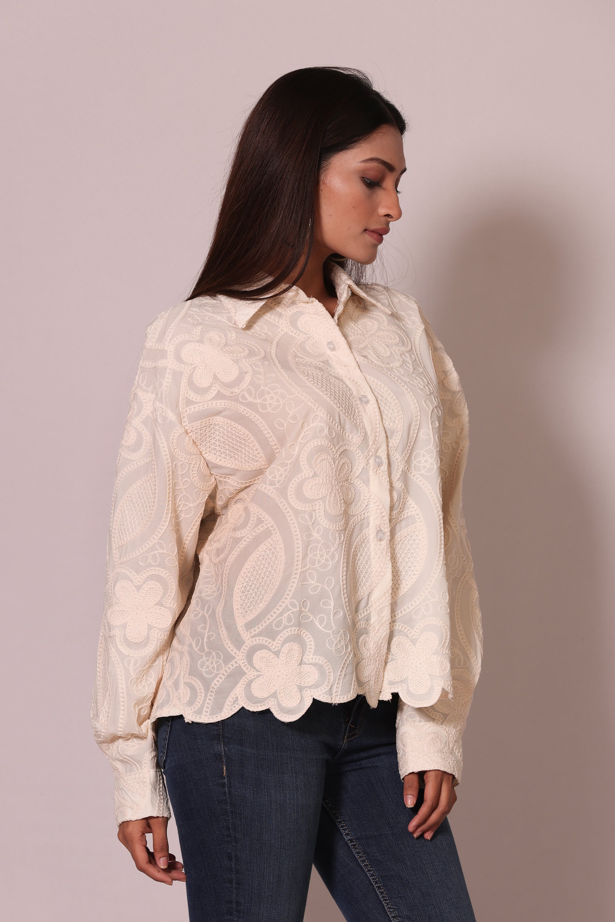 Floral Lace Shirt