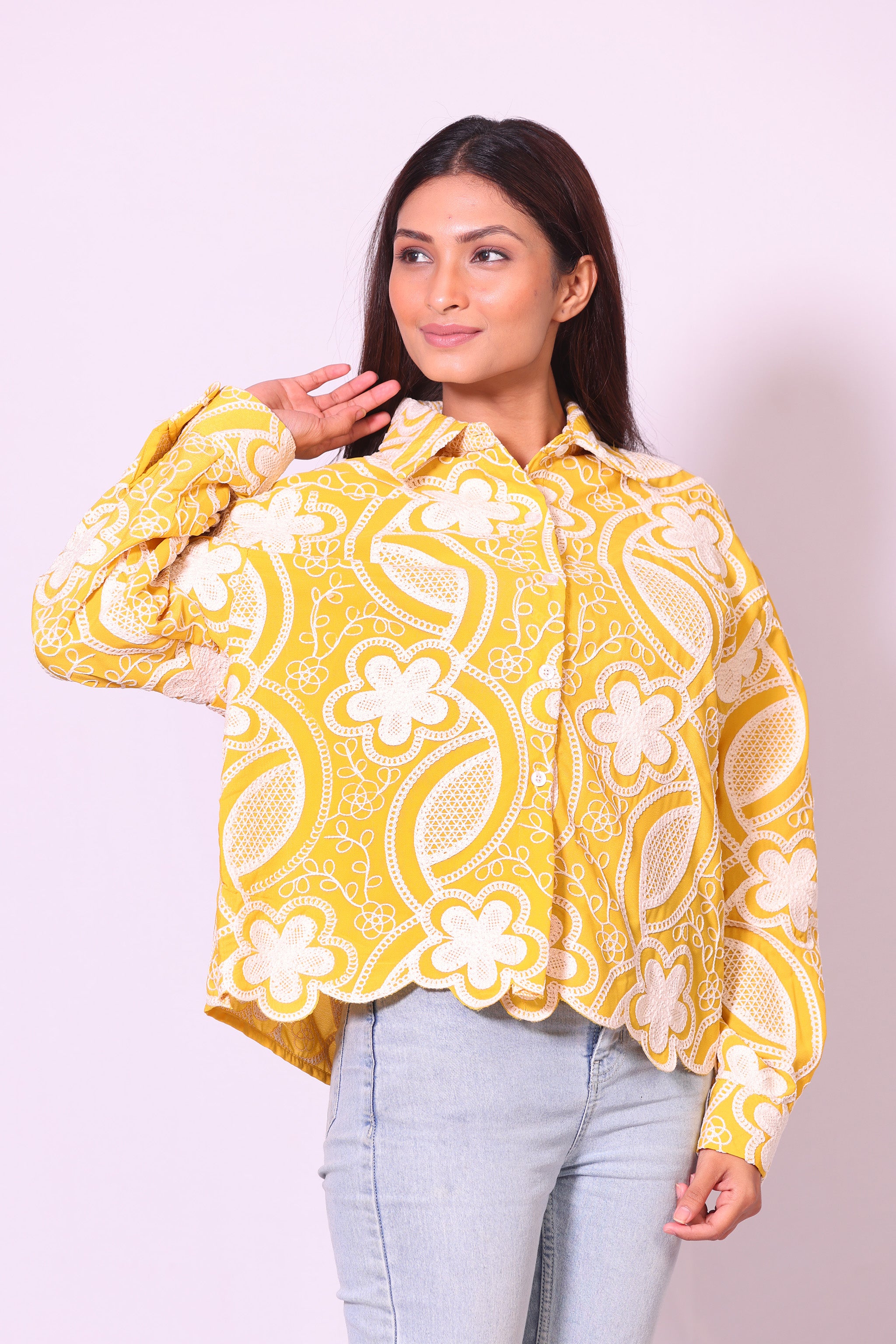 Floral Lace Shirt