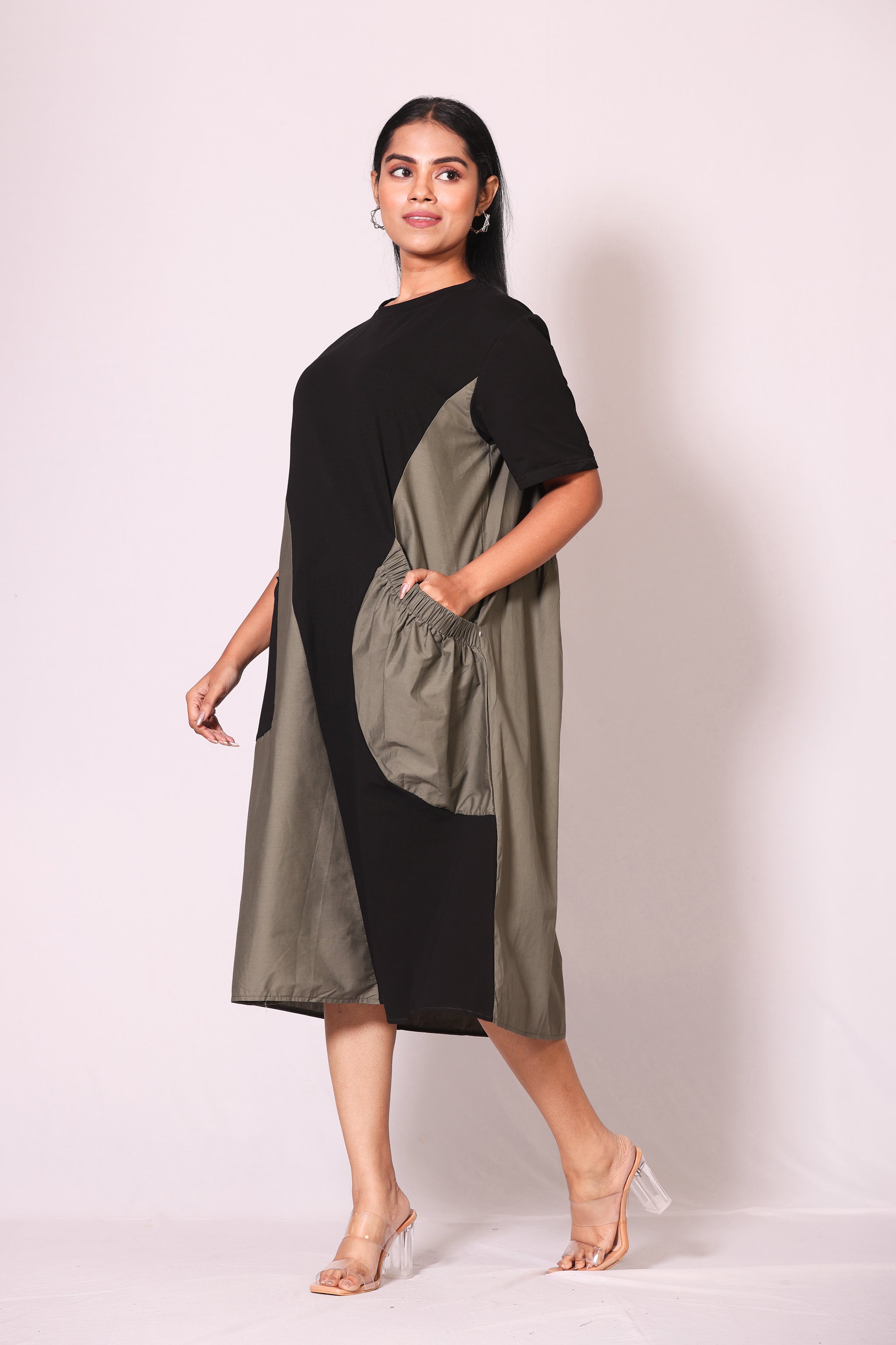 GeoPocket Shift Dress