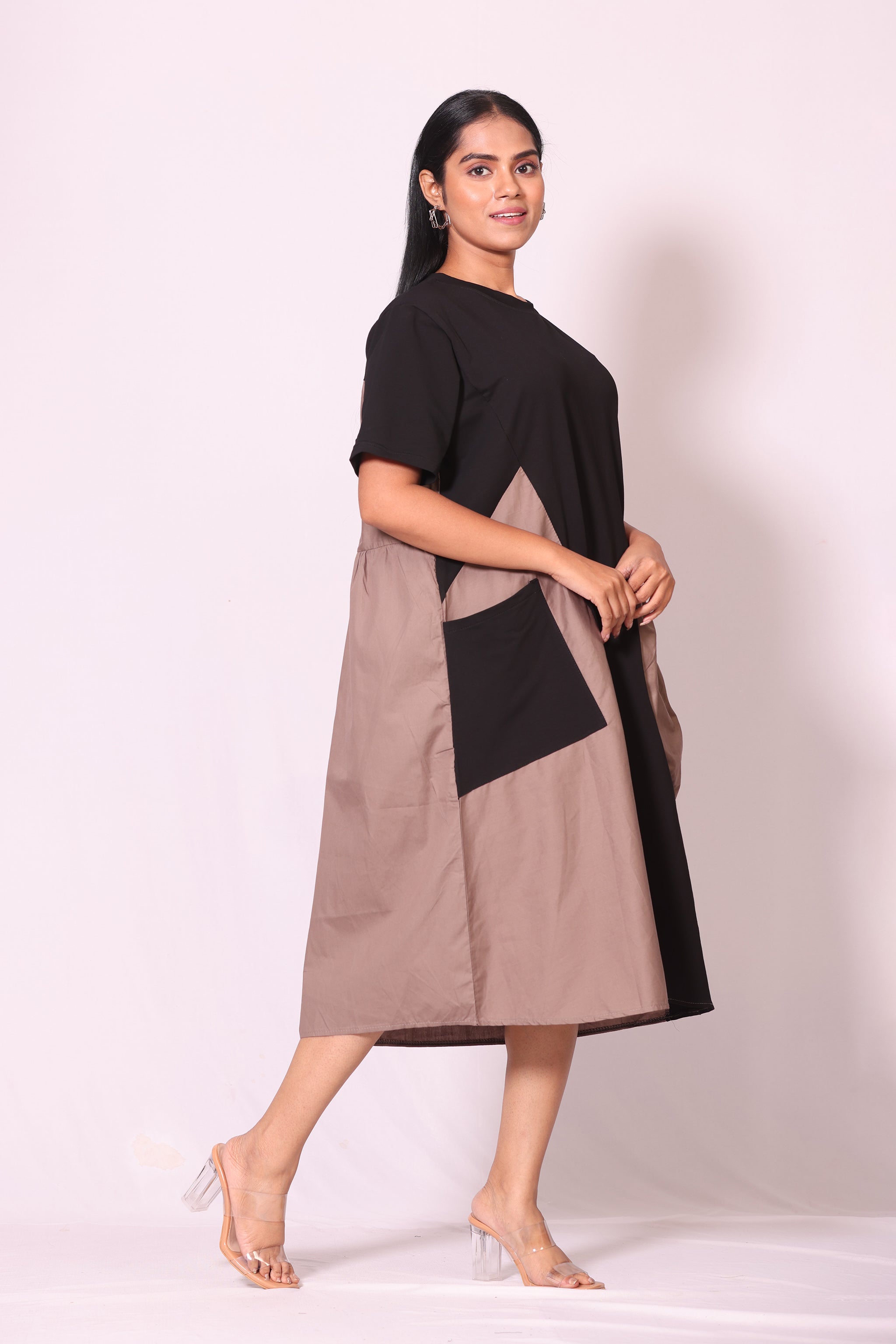 GeoPocket Shift Dress