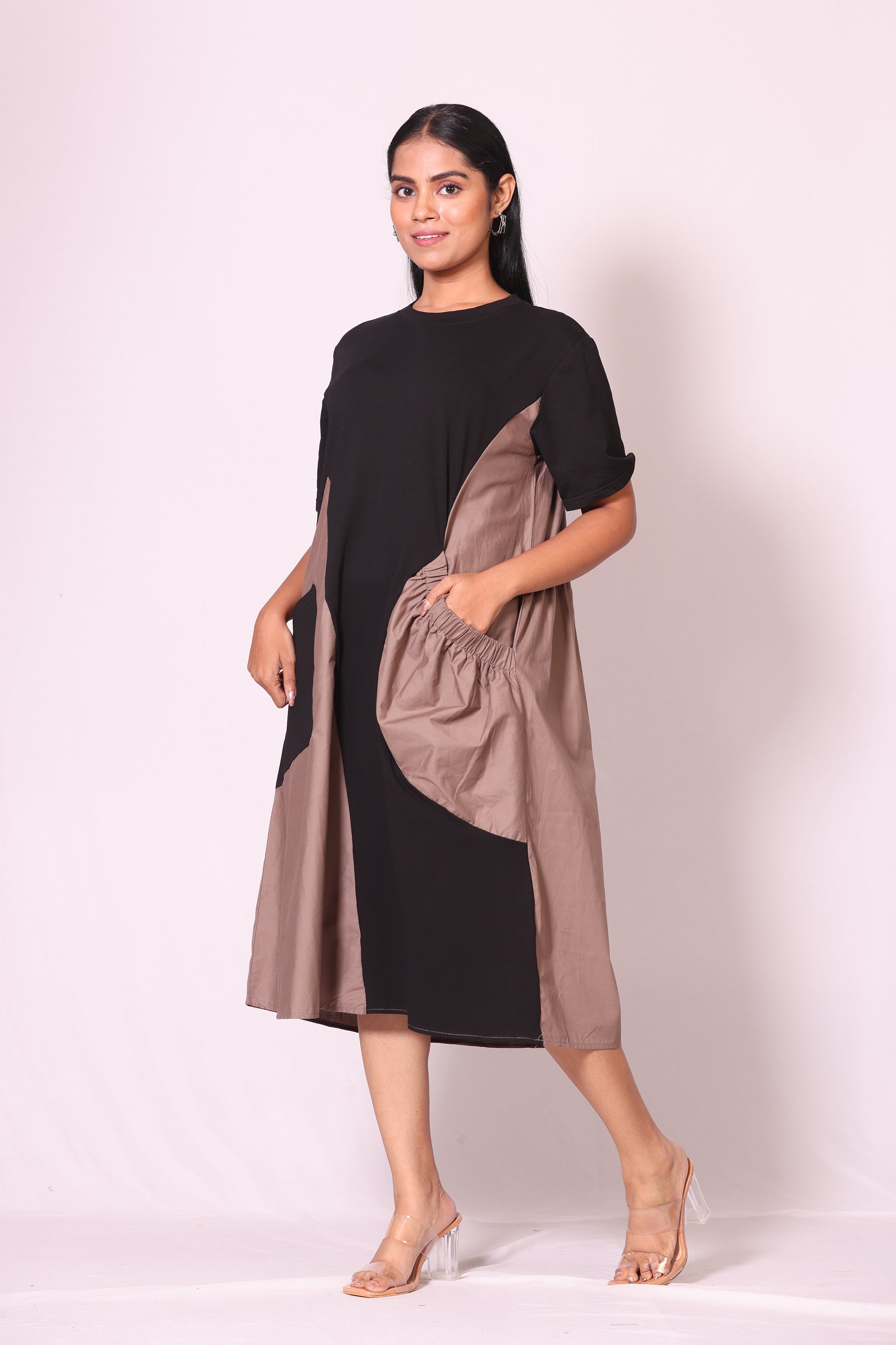 GeoPocket Shift Dress