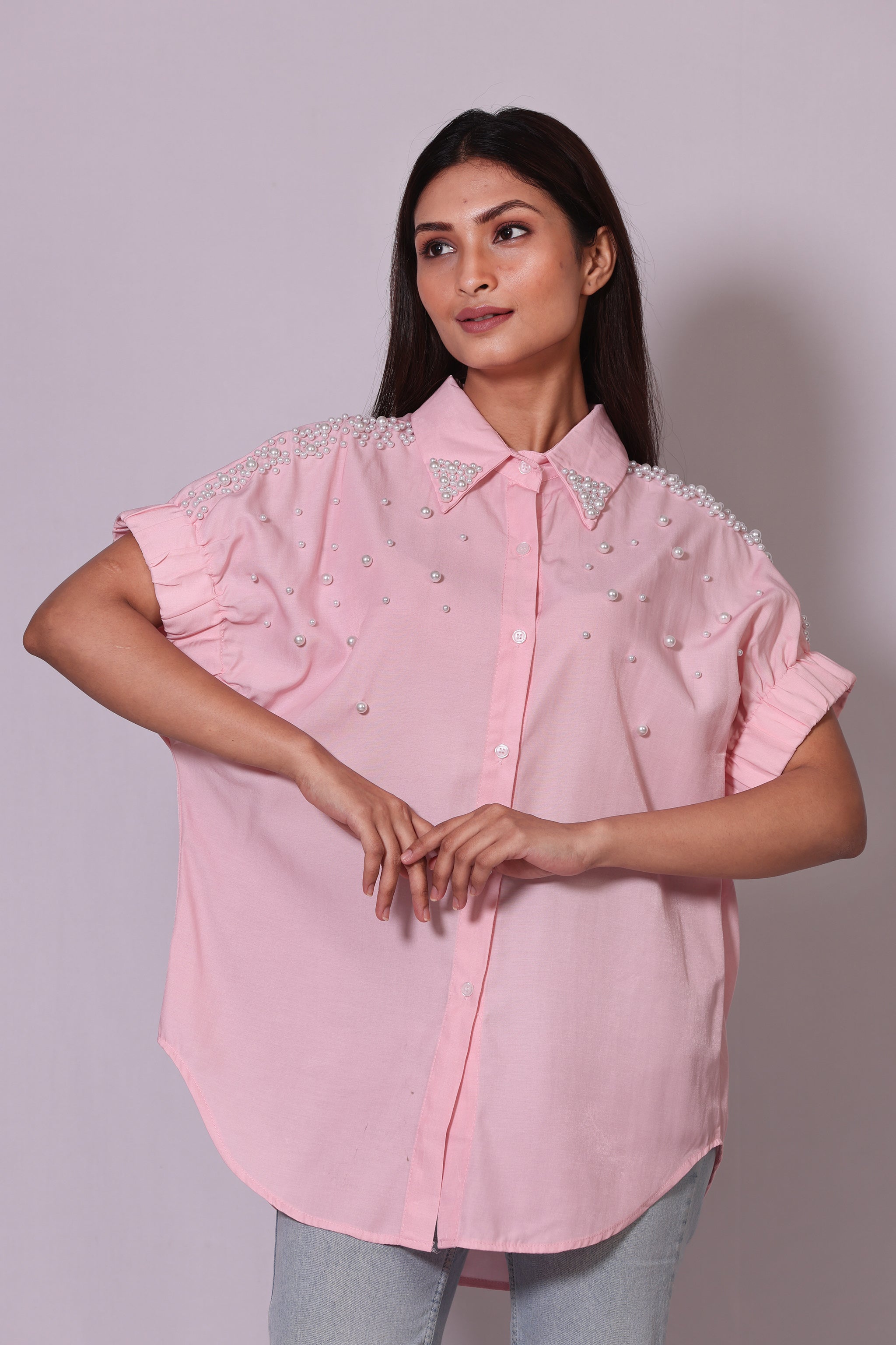 Pearl Accent Shirt