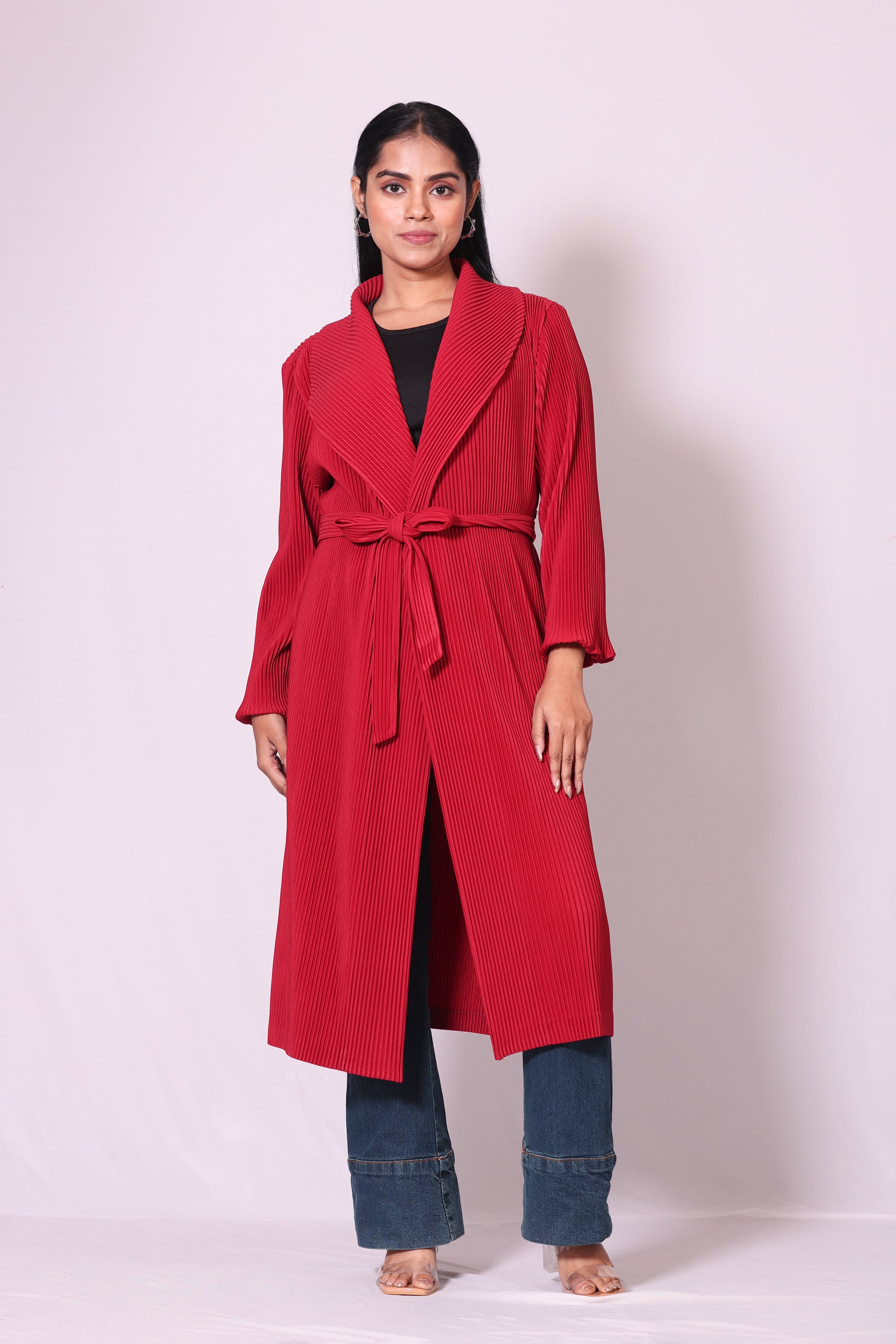 Crinkled Cape Jacket