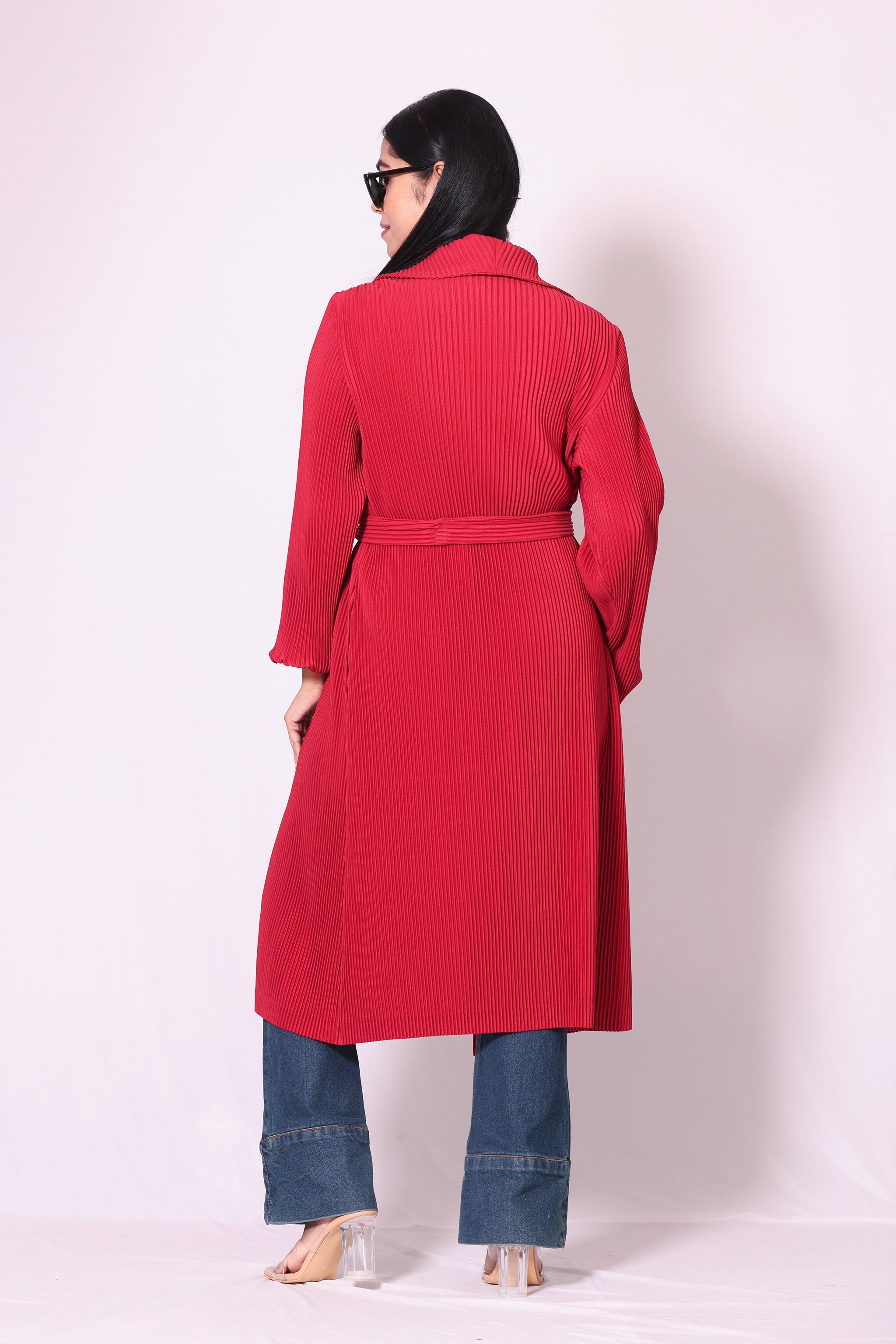 Crinkled Cape Jacket