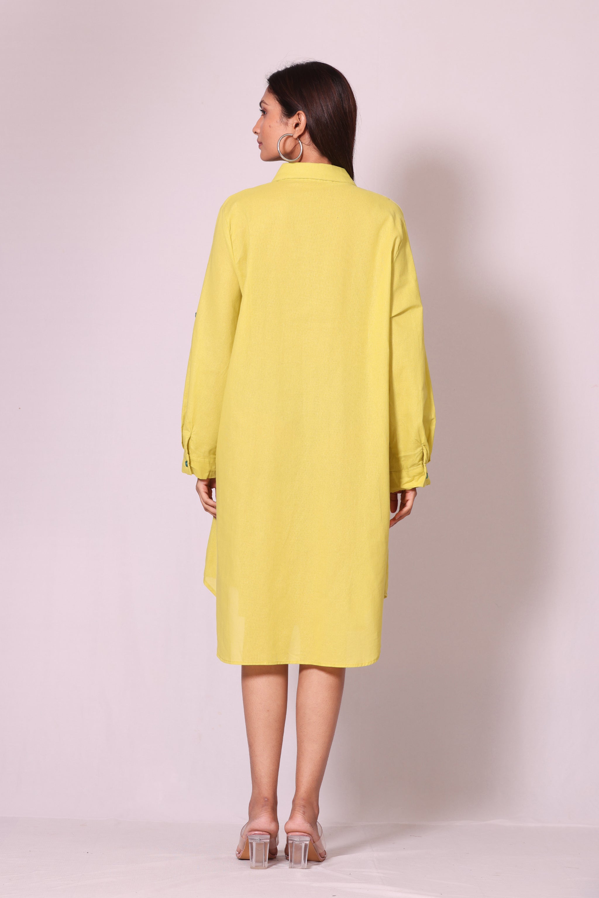 Patchwork Pocket Dress