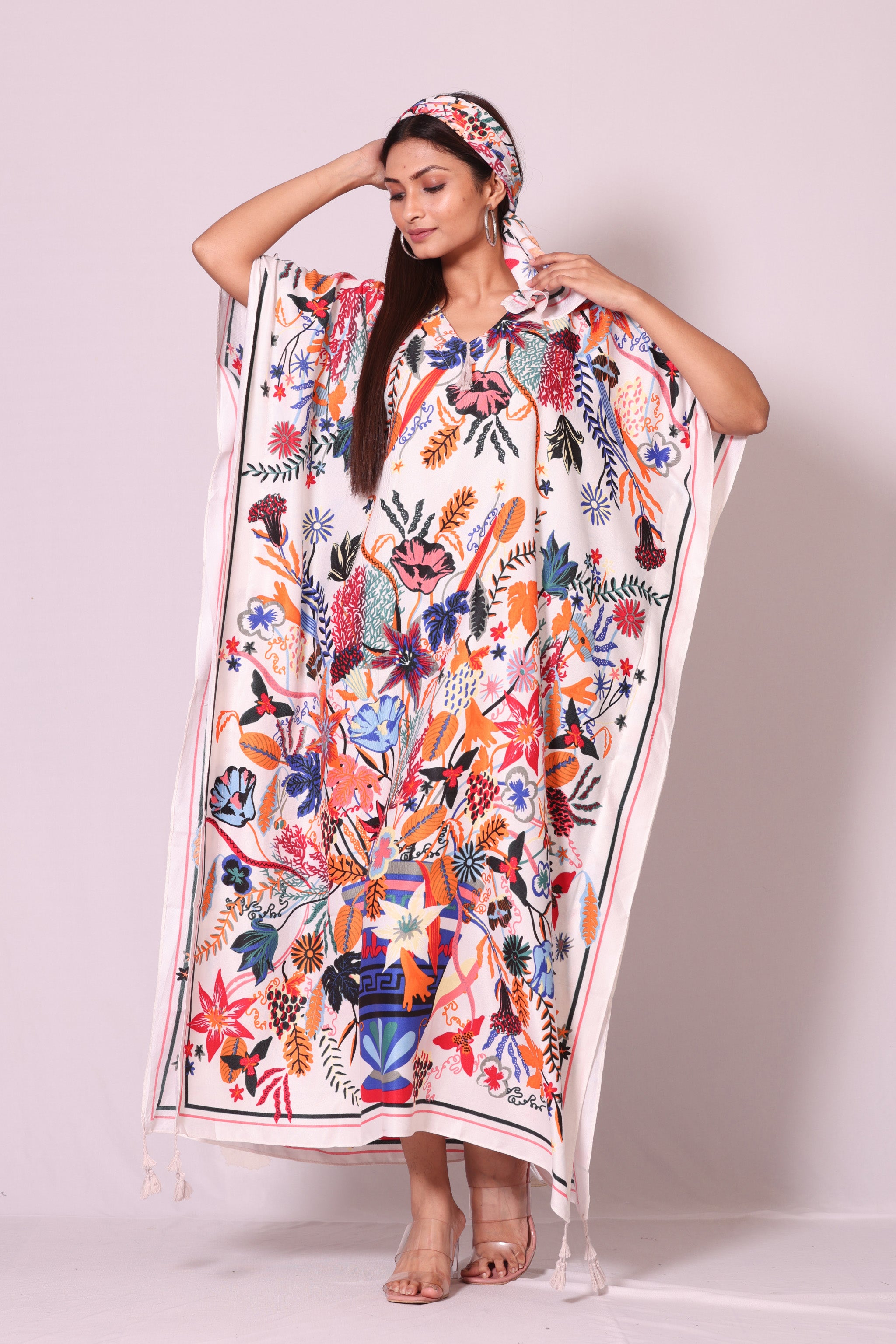 Tropical Bloom Kaftan