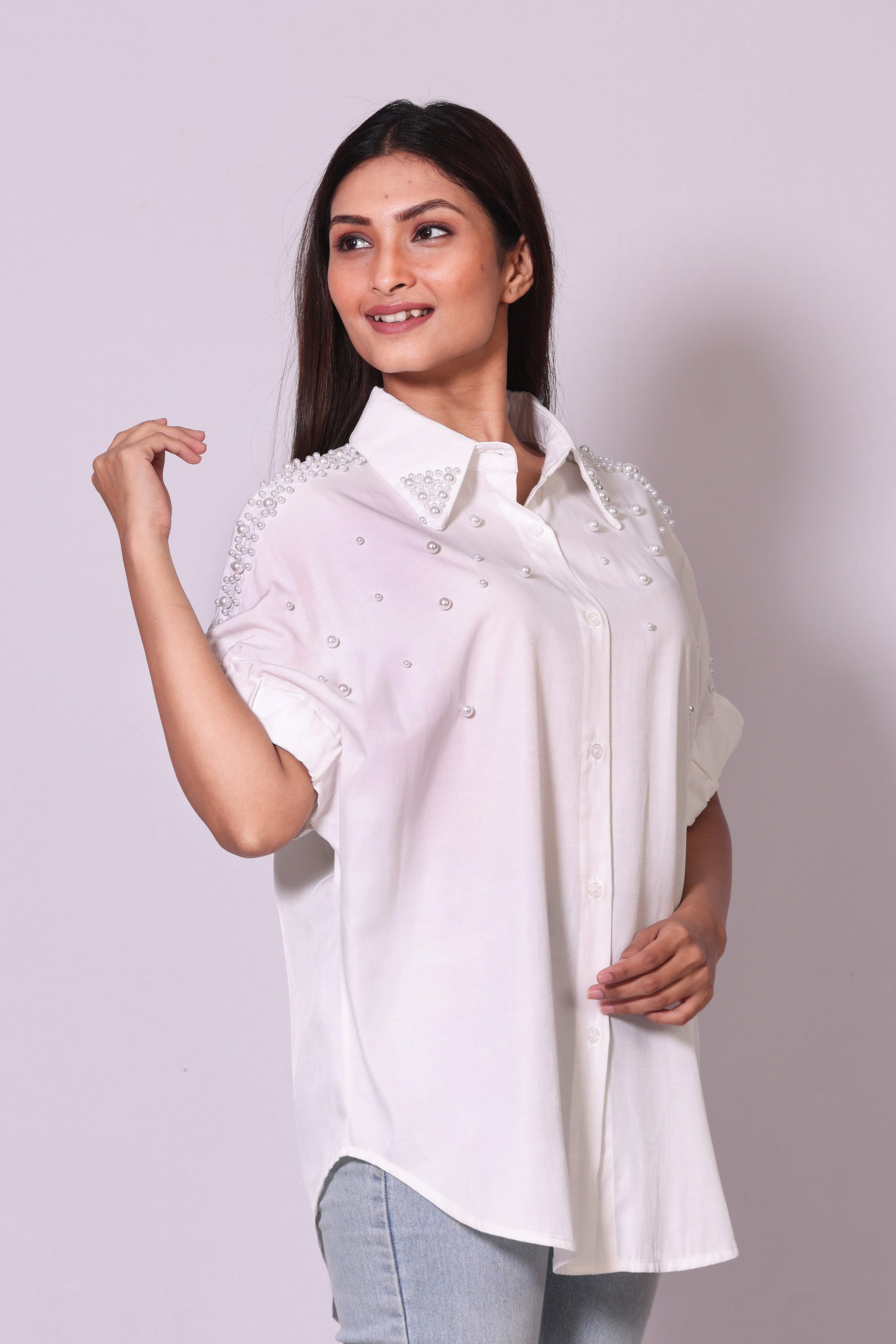 Pearl Accent Shirt