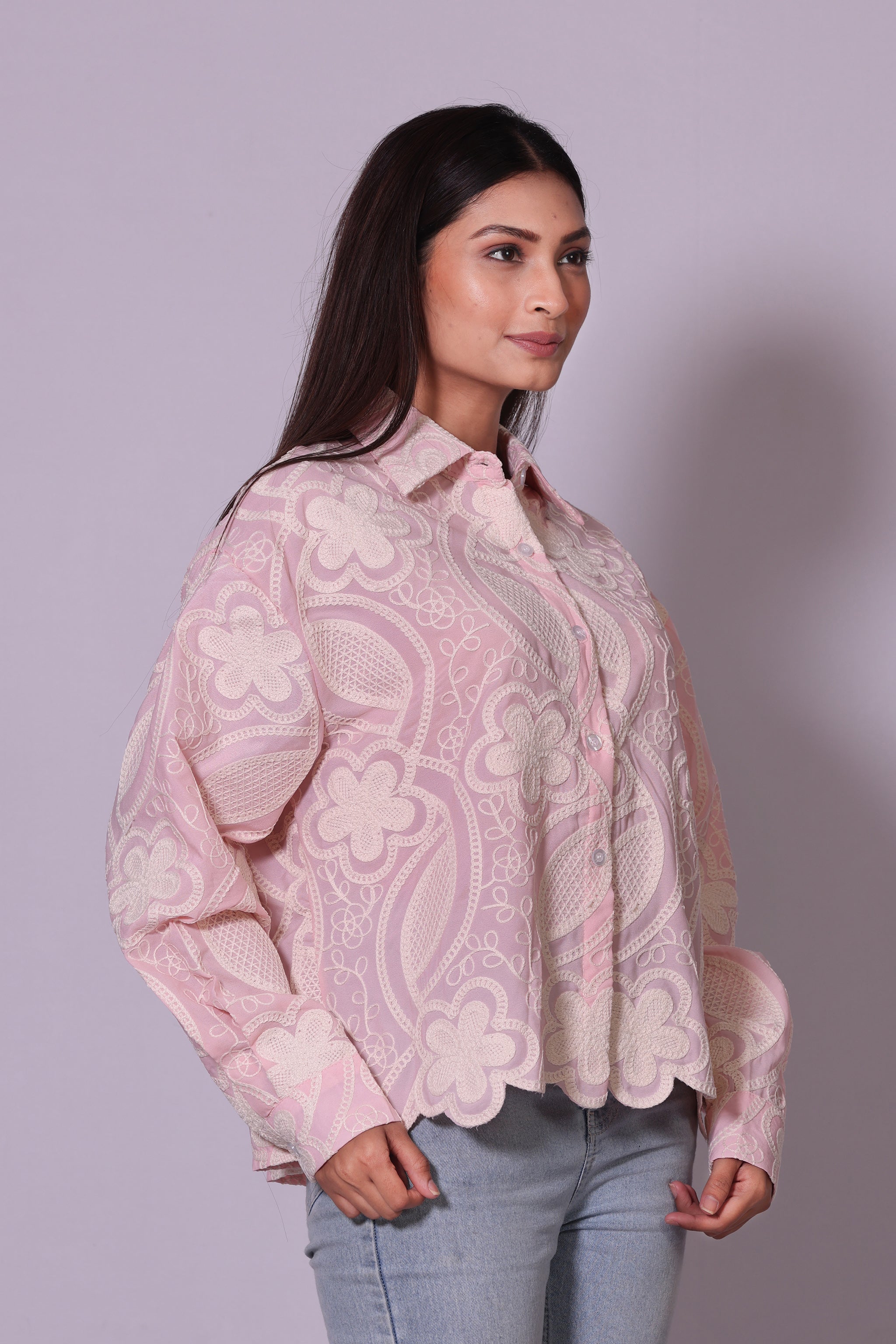 Floral Lace Shirt