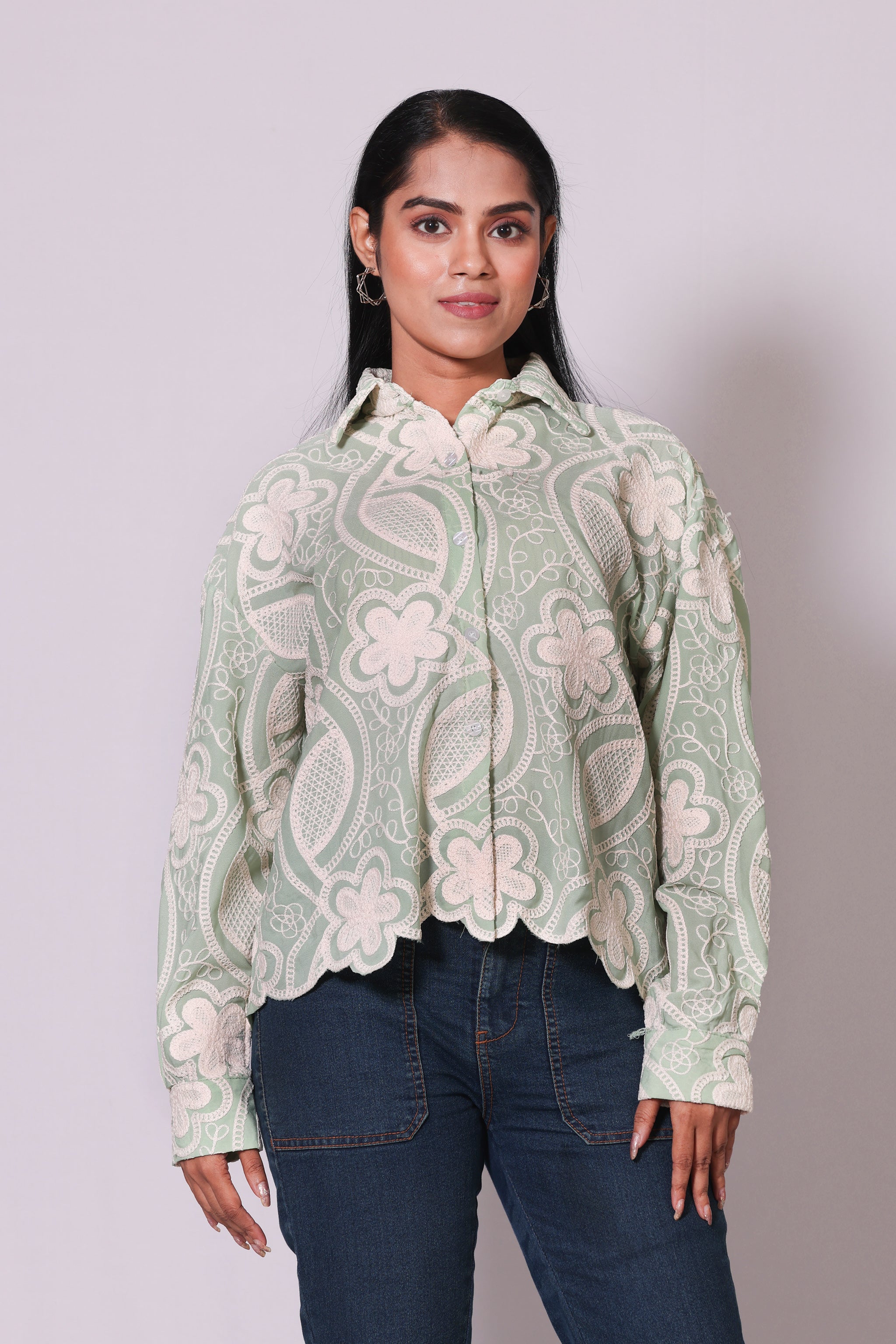 Floral Lace Shirt