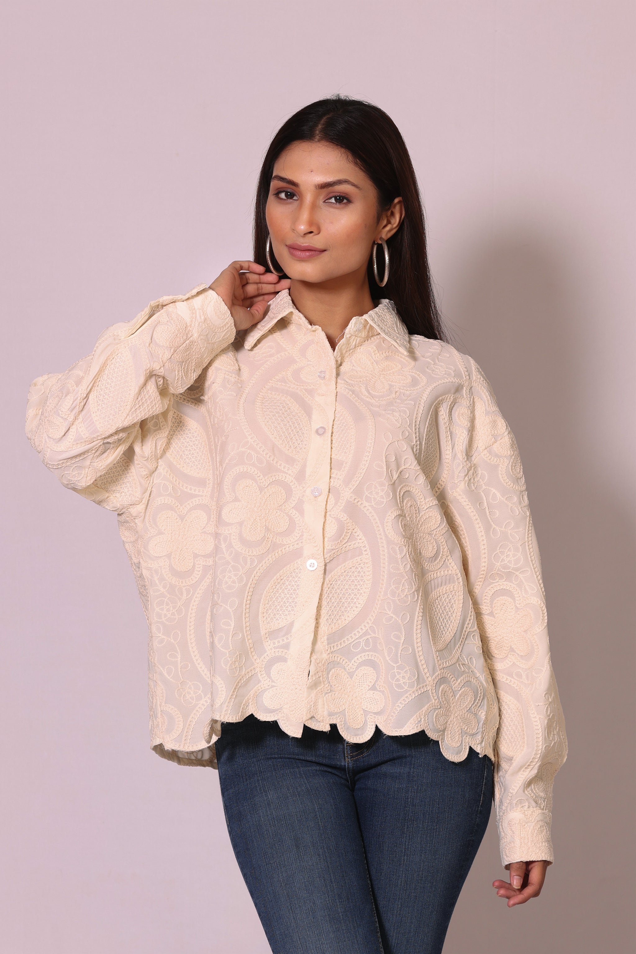 Floral Lace Shirt