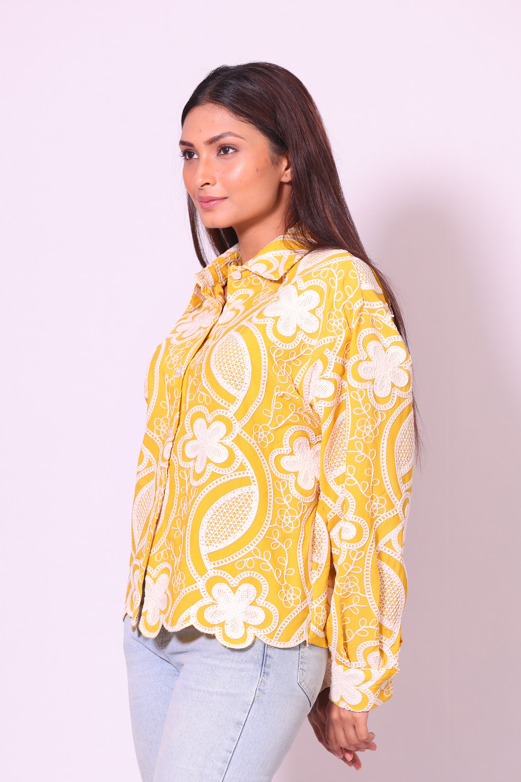 Floral Lace Shirt