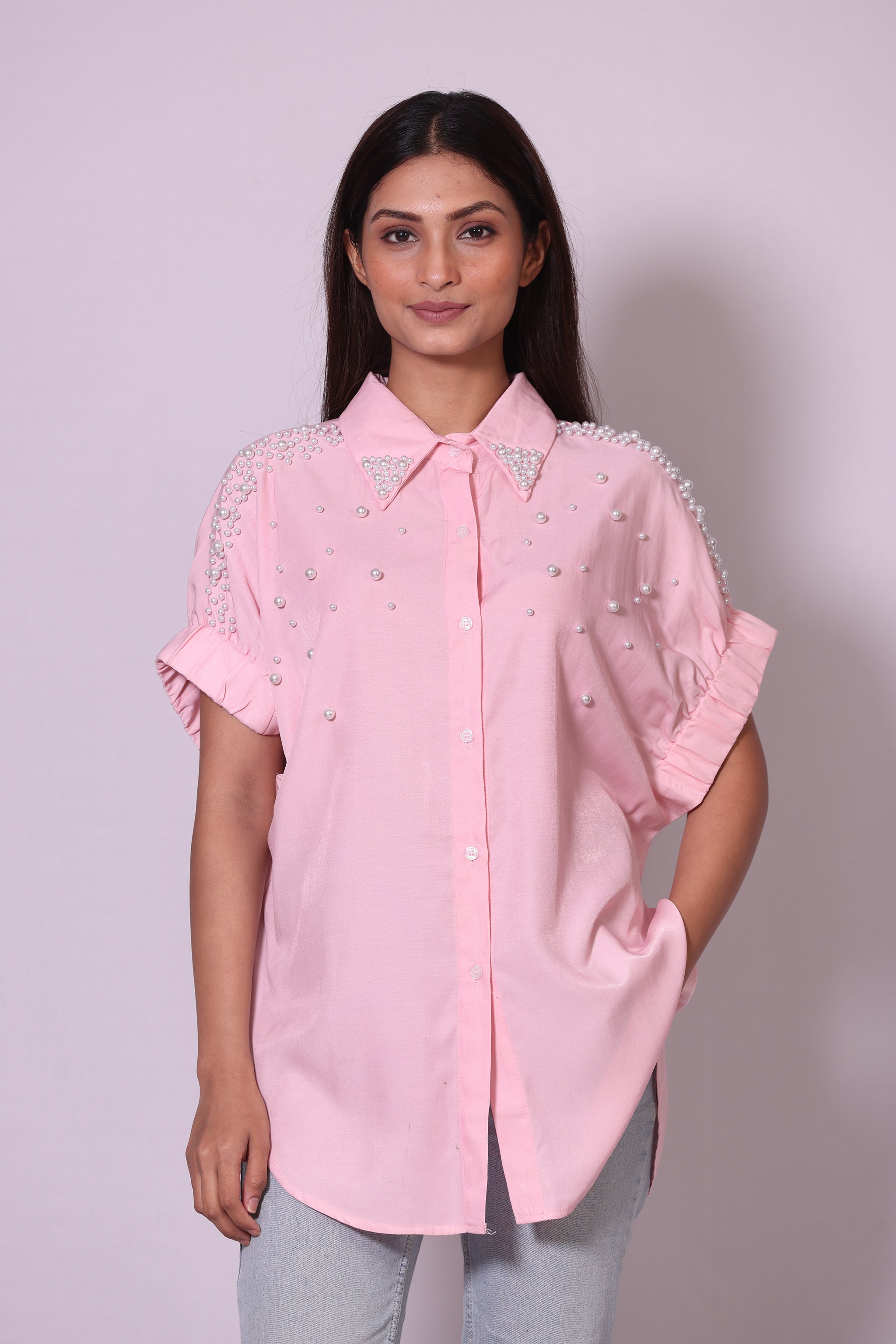 Pearl Accent Shirt