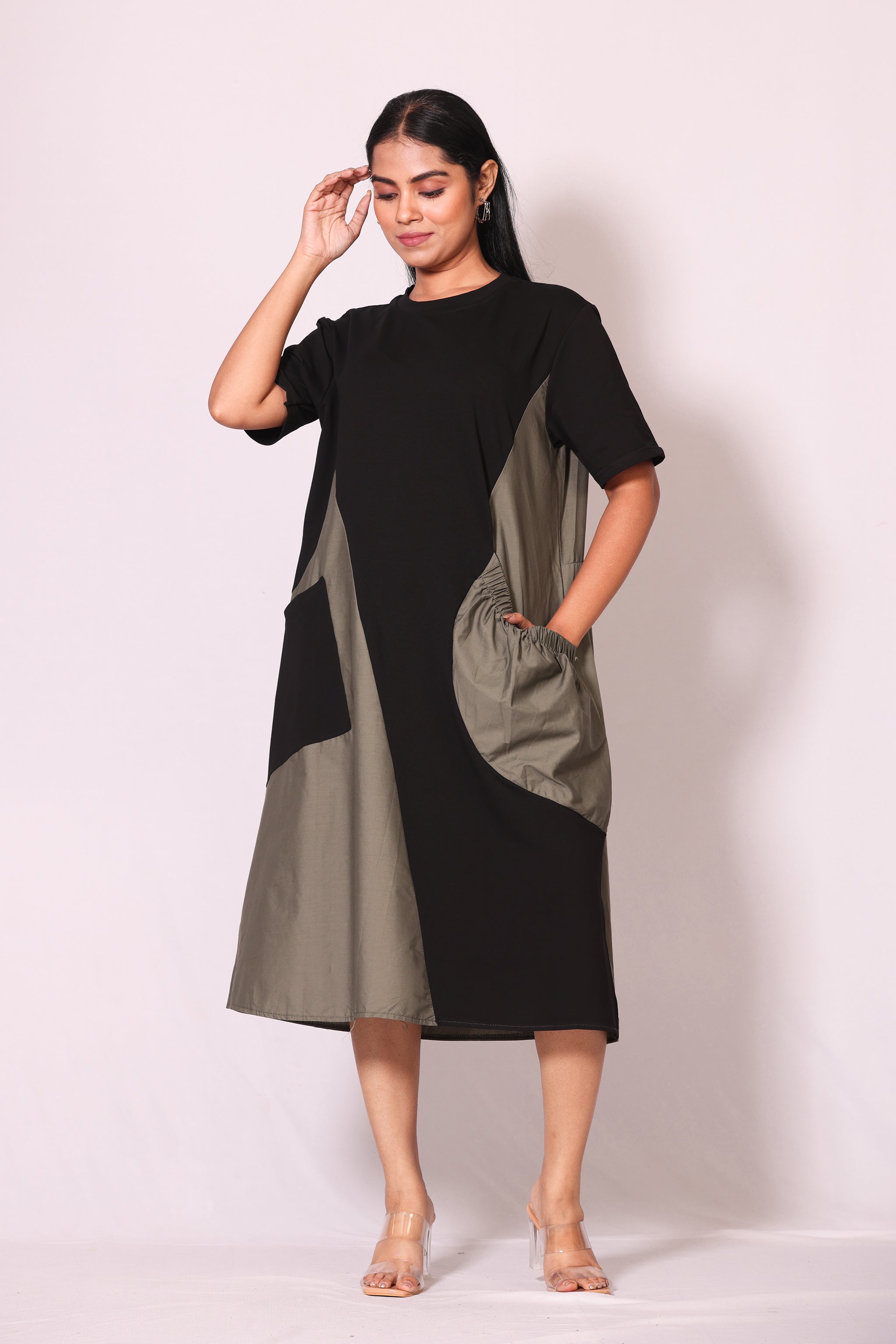 GeoPocket Shift Dress