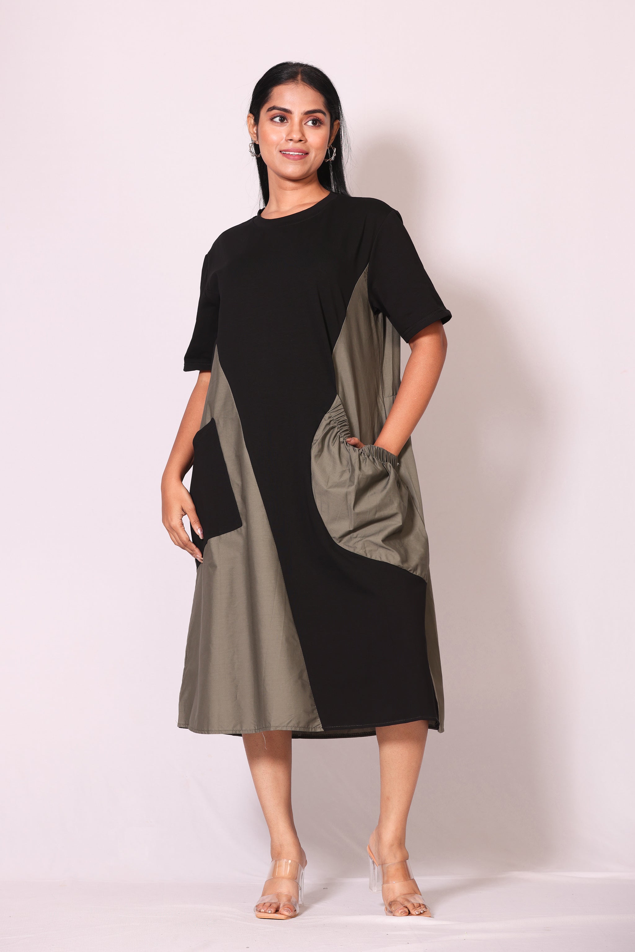 GeoPocket Shift Dress