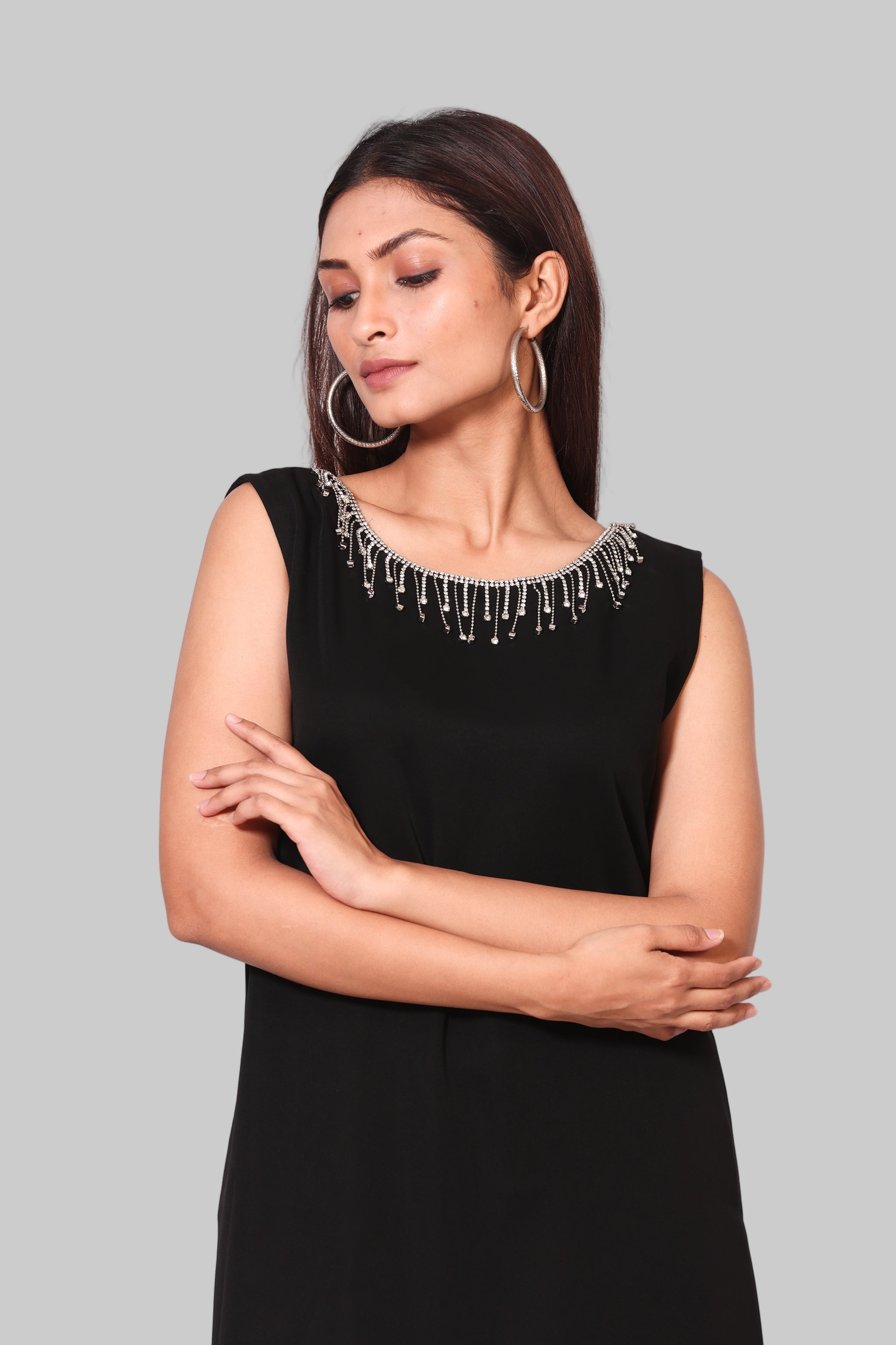 Diamond Cascade Dress