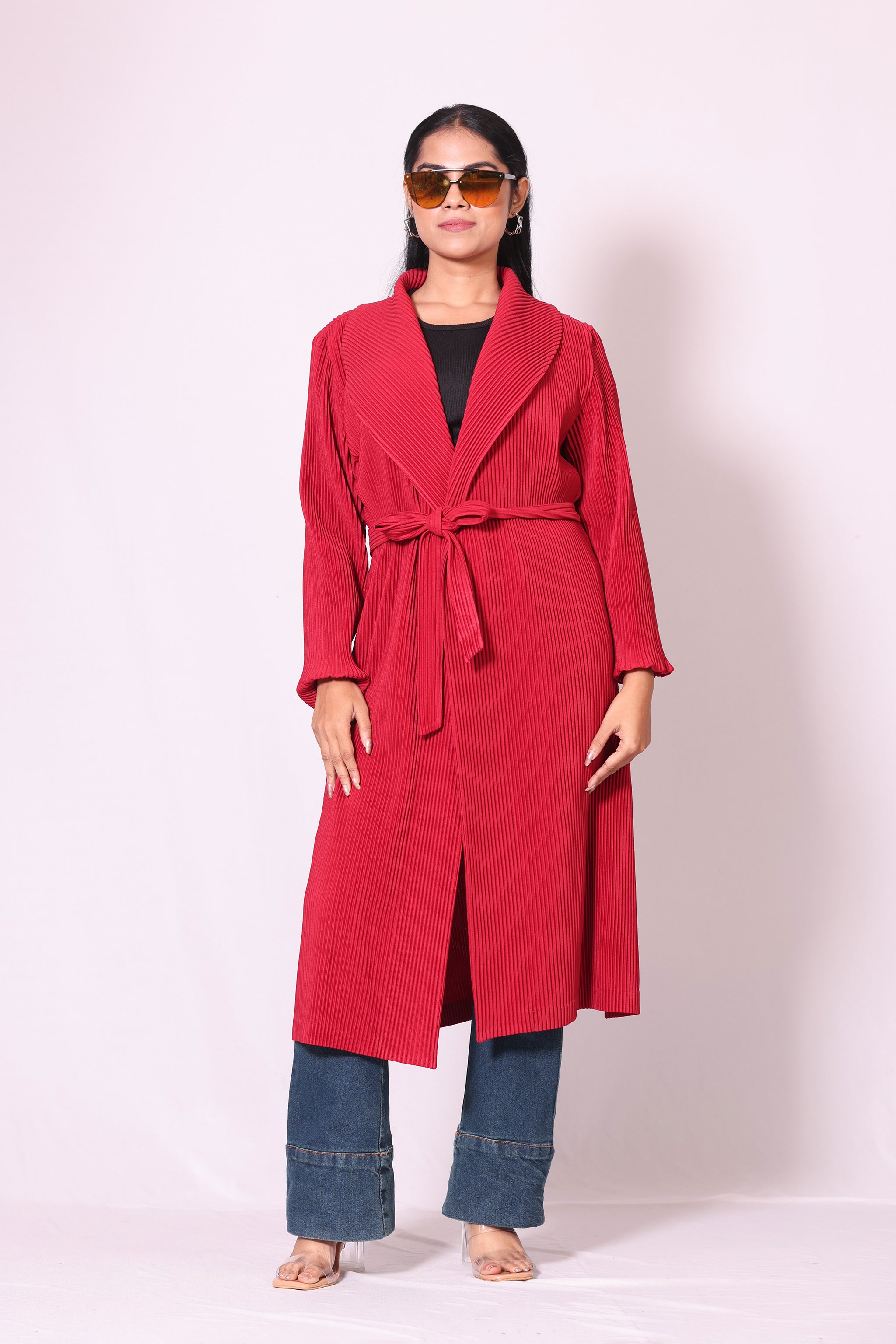 Crinkled Cape Jacket