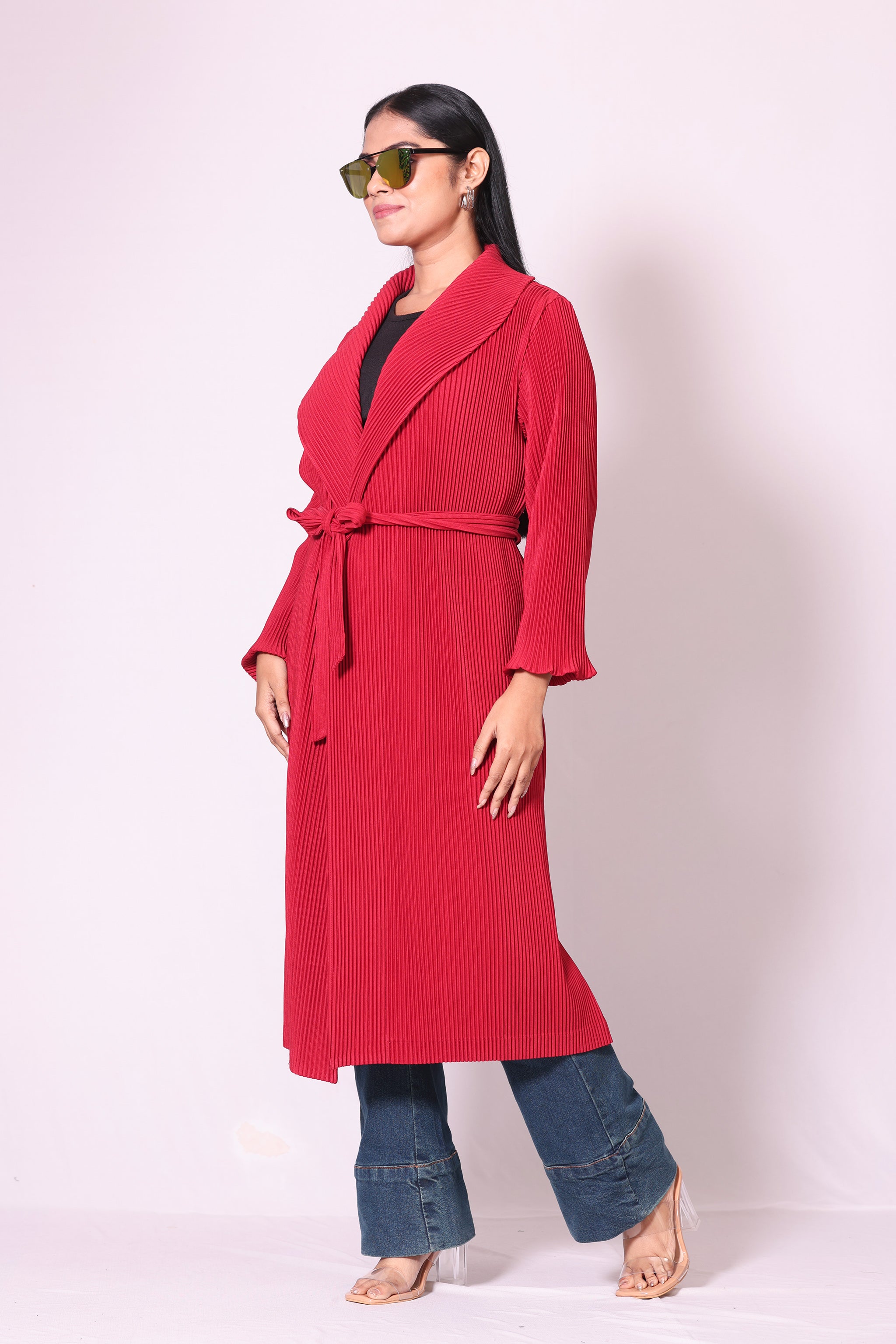 Crinkled Cape Jacket