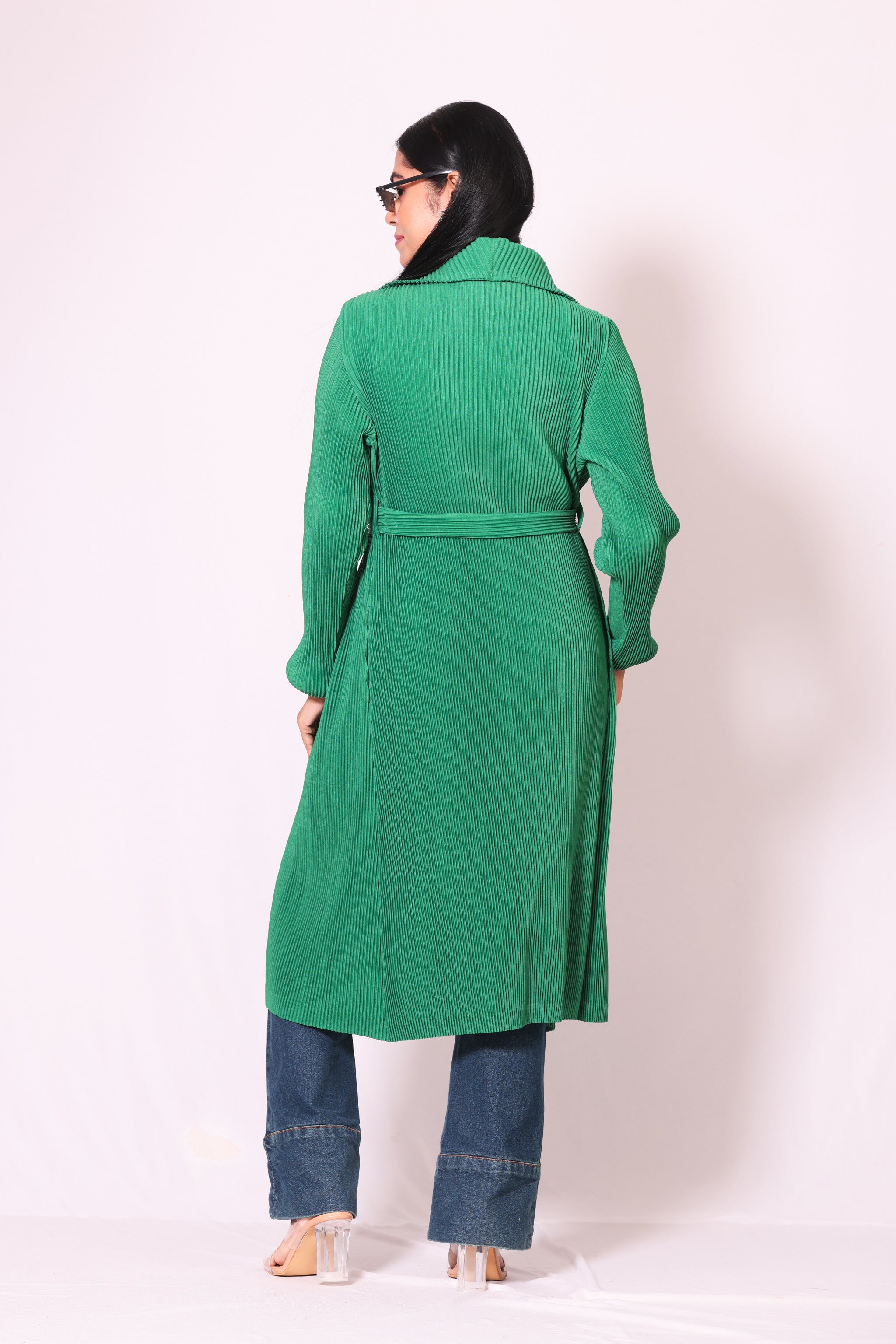 Crinkled Cape Jacket