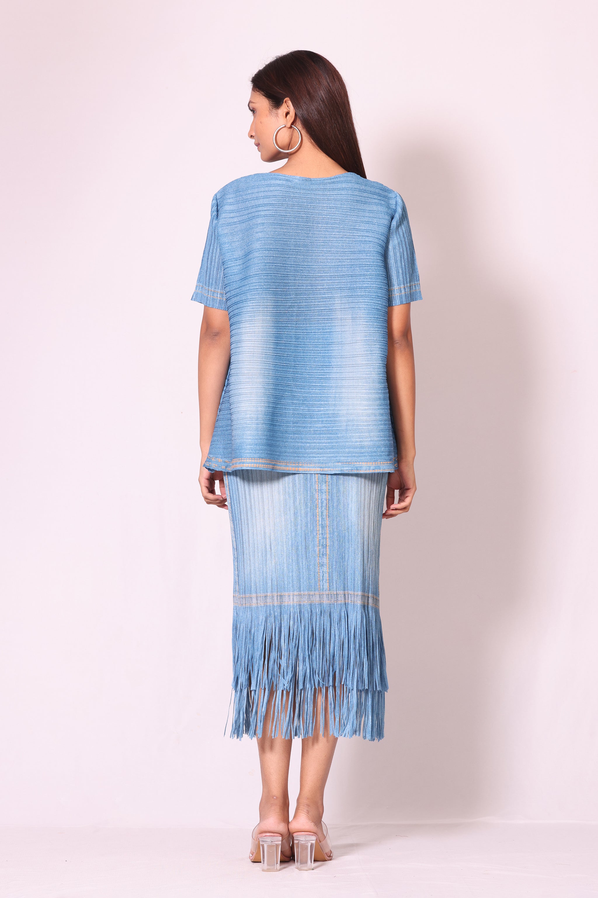 Smoky Wash Skirt Set